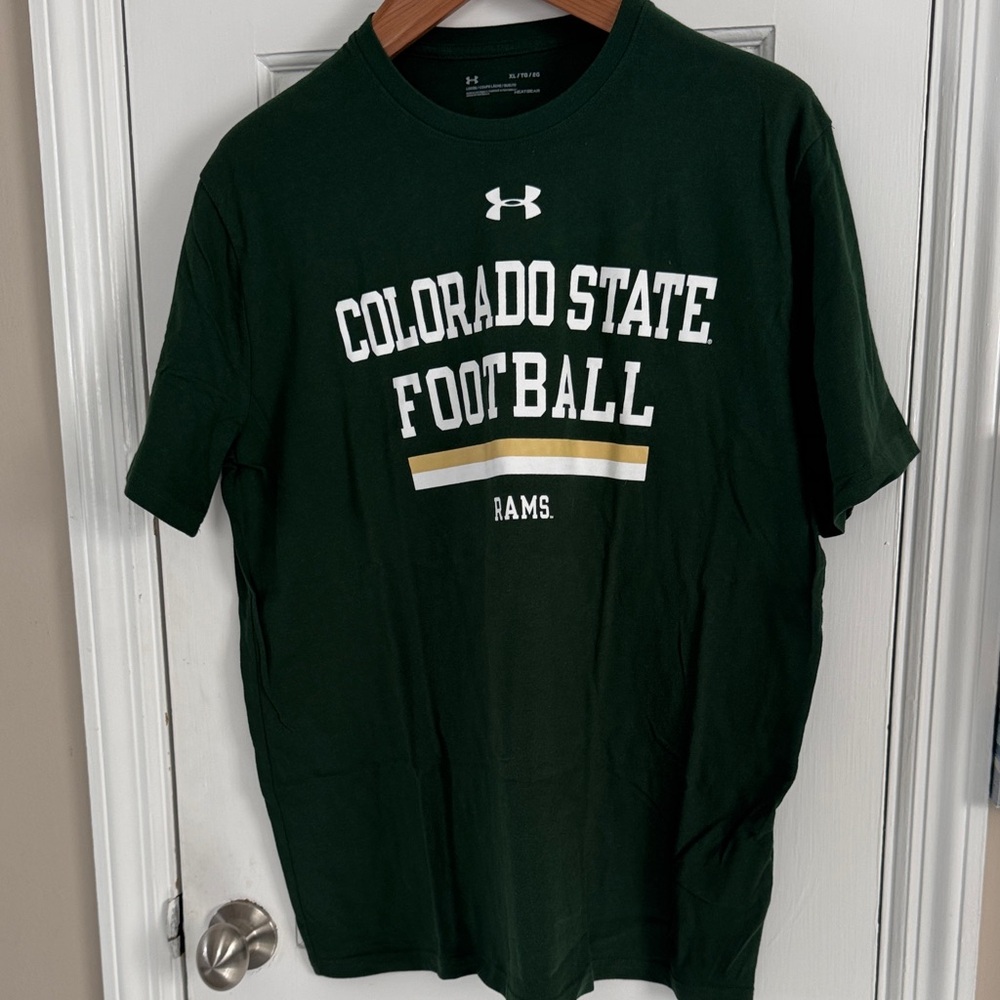 Under Armour Green Colorado State Football Tee